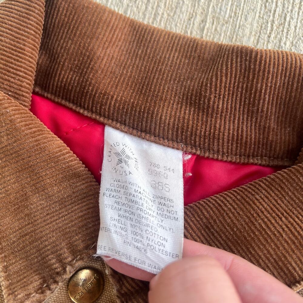 Carhartt brown cropped Detroit style work wear jacket - Picture 8 of 9